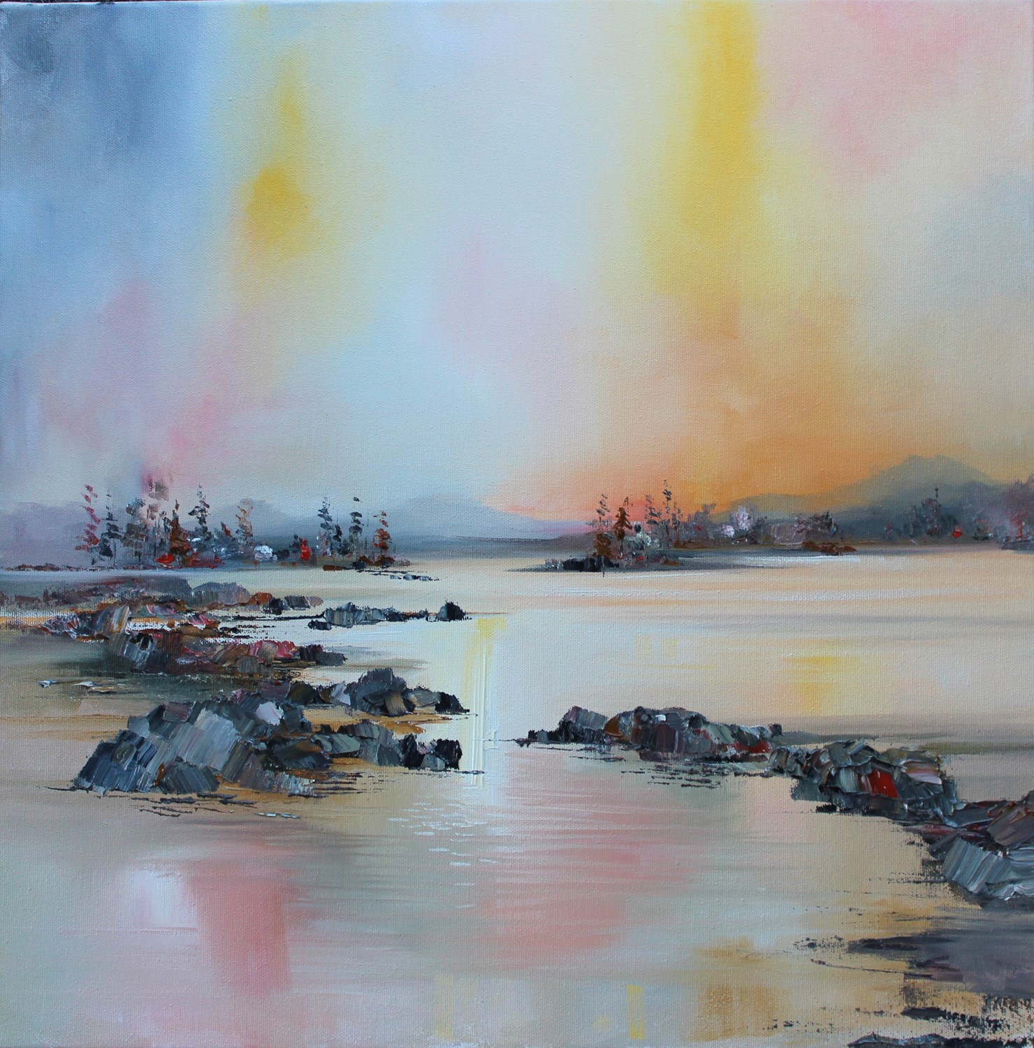 'Still moment by the Loch' by artist Rosanne Barr